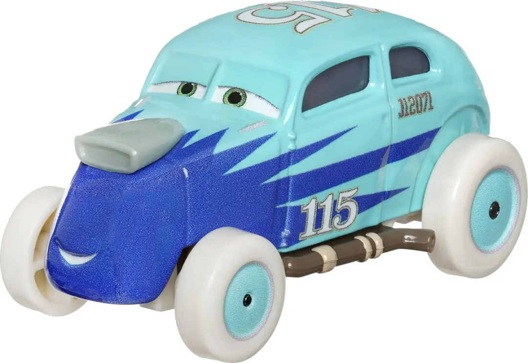 Mattel Disney Pixar Cars On the Road Revo Kos - Blauw/Turkoois - afbeelding 4 van 5