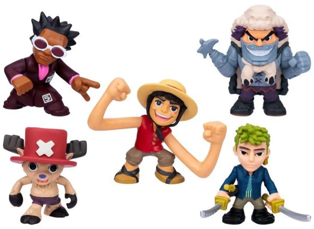 Moose Toys One Piece Mini Actiefiguren - 5 Stuks Multikleur