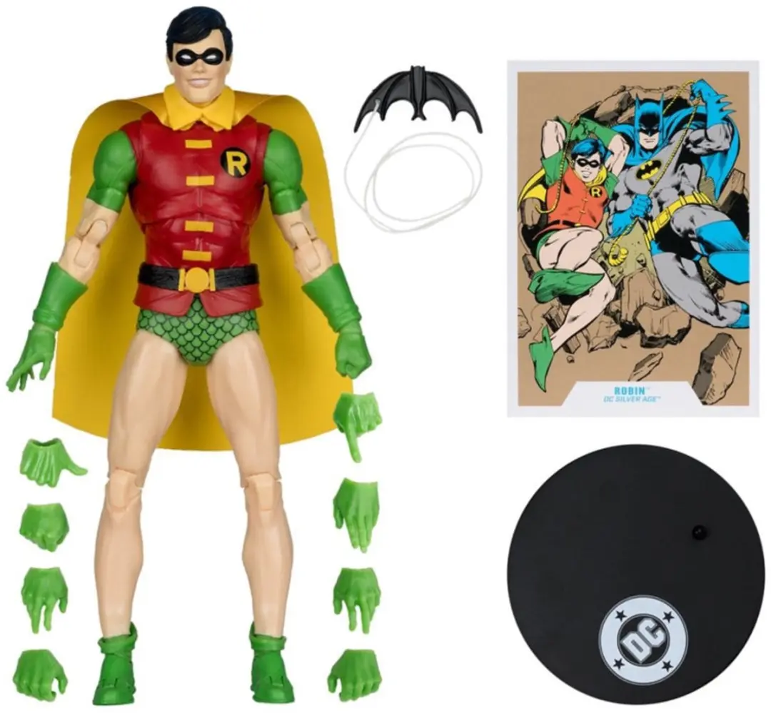 McFarlane Toys DC Multiverse Robin Silver Age Action Figuur - MCF17988 - Multi - afbeelding 2 van 6