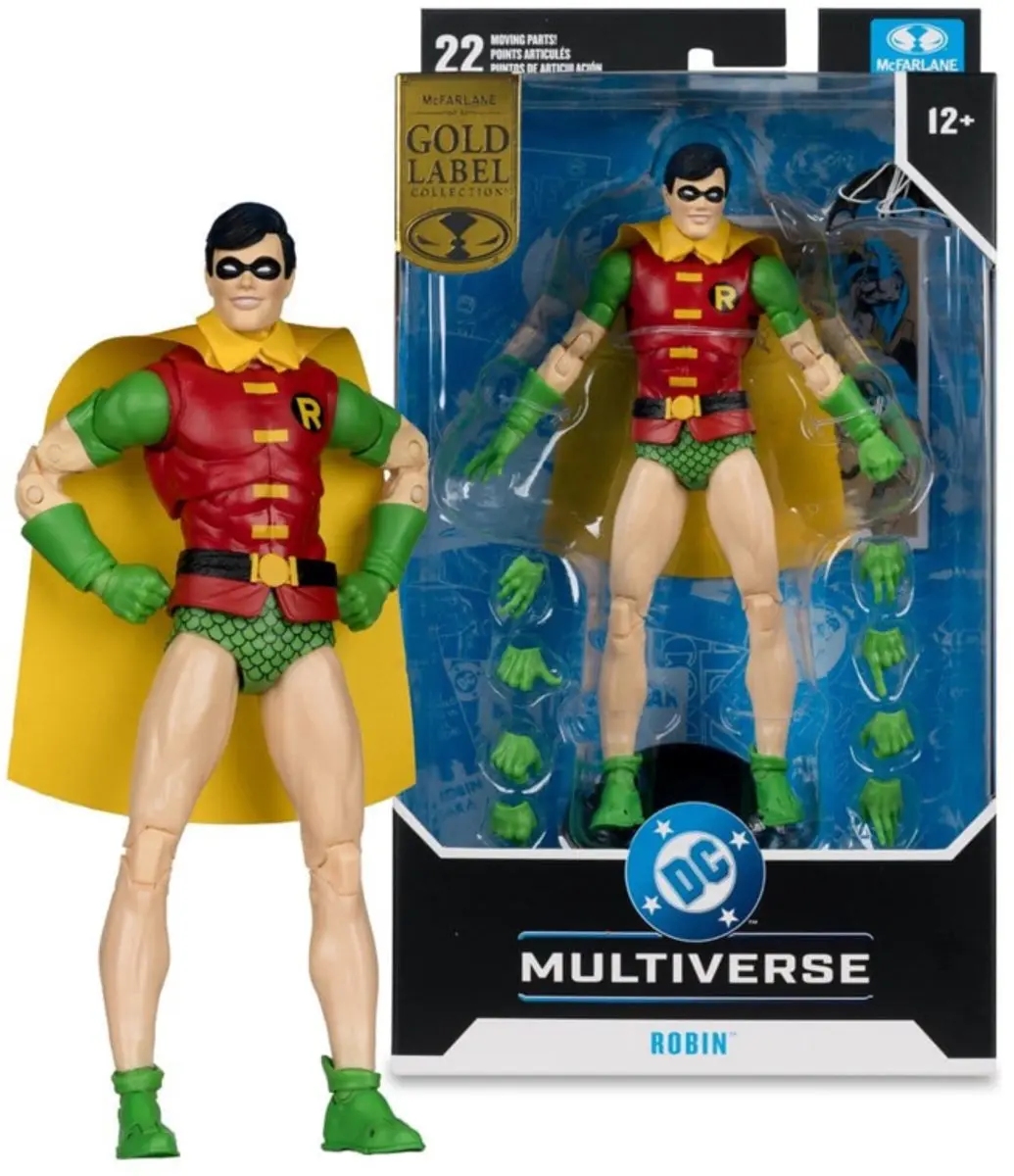 McFarlane Toys DC Multiverse Robin Silver Age Action Figuur - MCF17988 - Multi - afbeelding 3 van 6