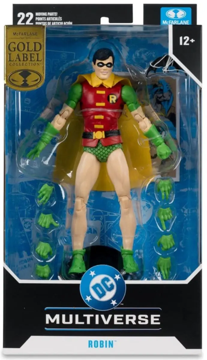 McFarlane Toys DC Multiverse Robin Silver Age Action Figuur - MCF17988 - Multi - afbeelding 5 van 6