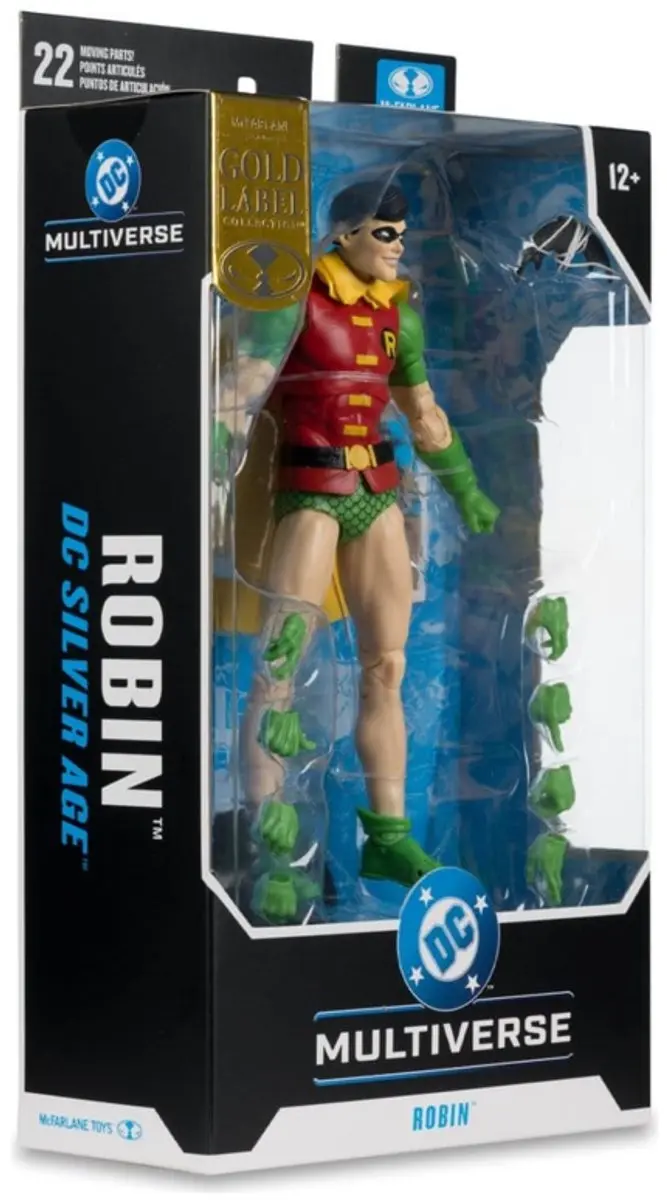McFarlane Toys DC Multiverse Robin Silver Age Action Figuur - MCF17988 - Multi - afbeelding 6 van 6