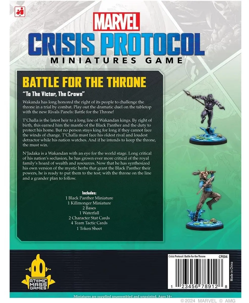 Atomic Mass Games Marvel Battle for the Throne AMCPE04 - 2-6 Spelers