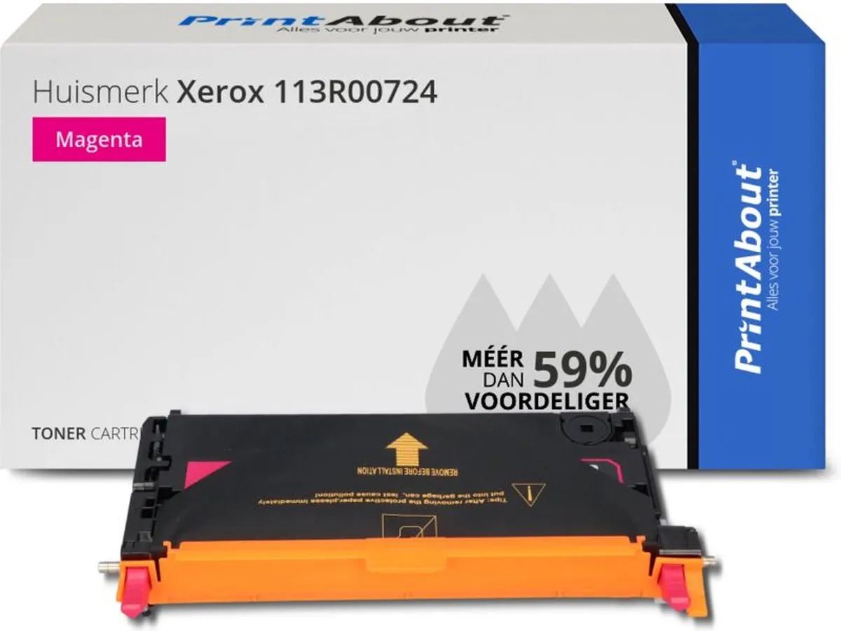 PrintAbout Huismerk Toner Magenta 113R00724-PA - 30.000 pagina's