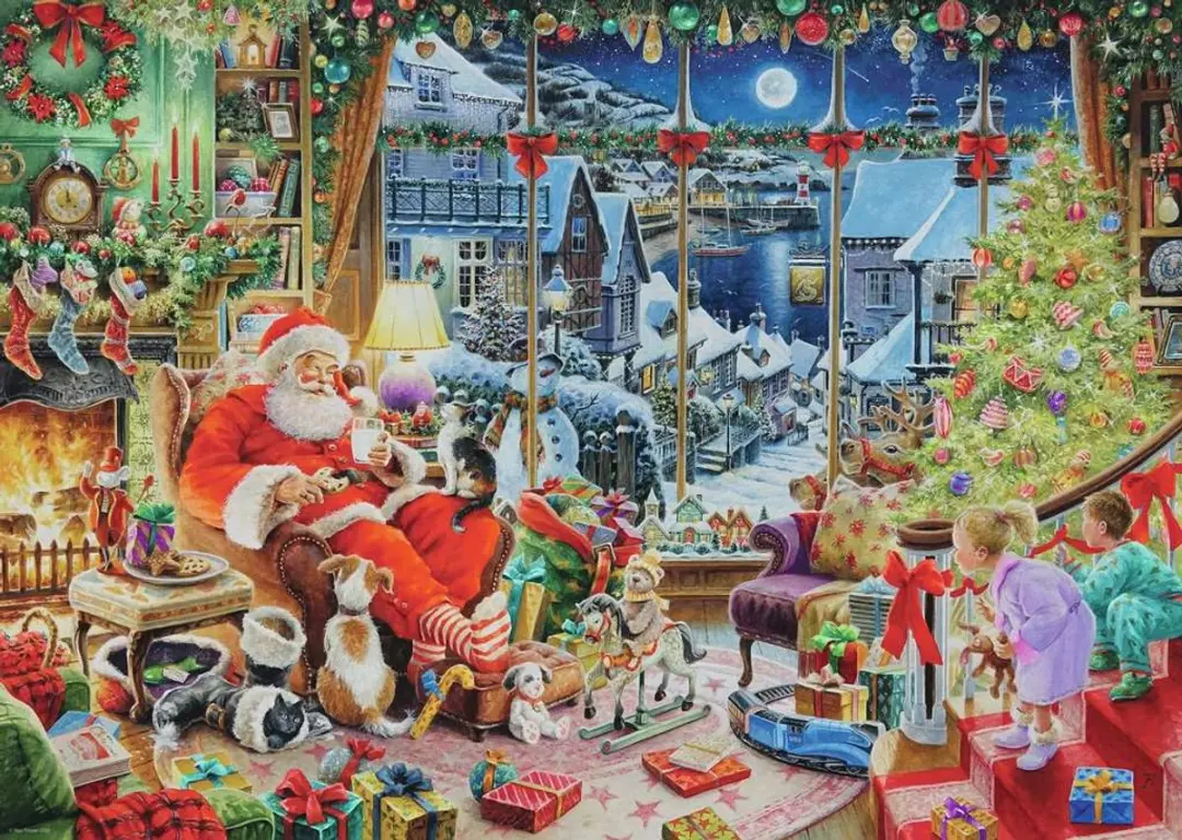 Ravensburger Santa Takes a Break Limited Edition Puzzel 1000 Stuks