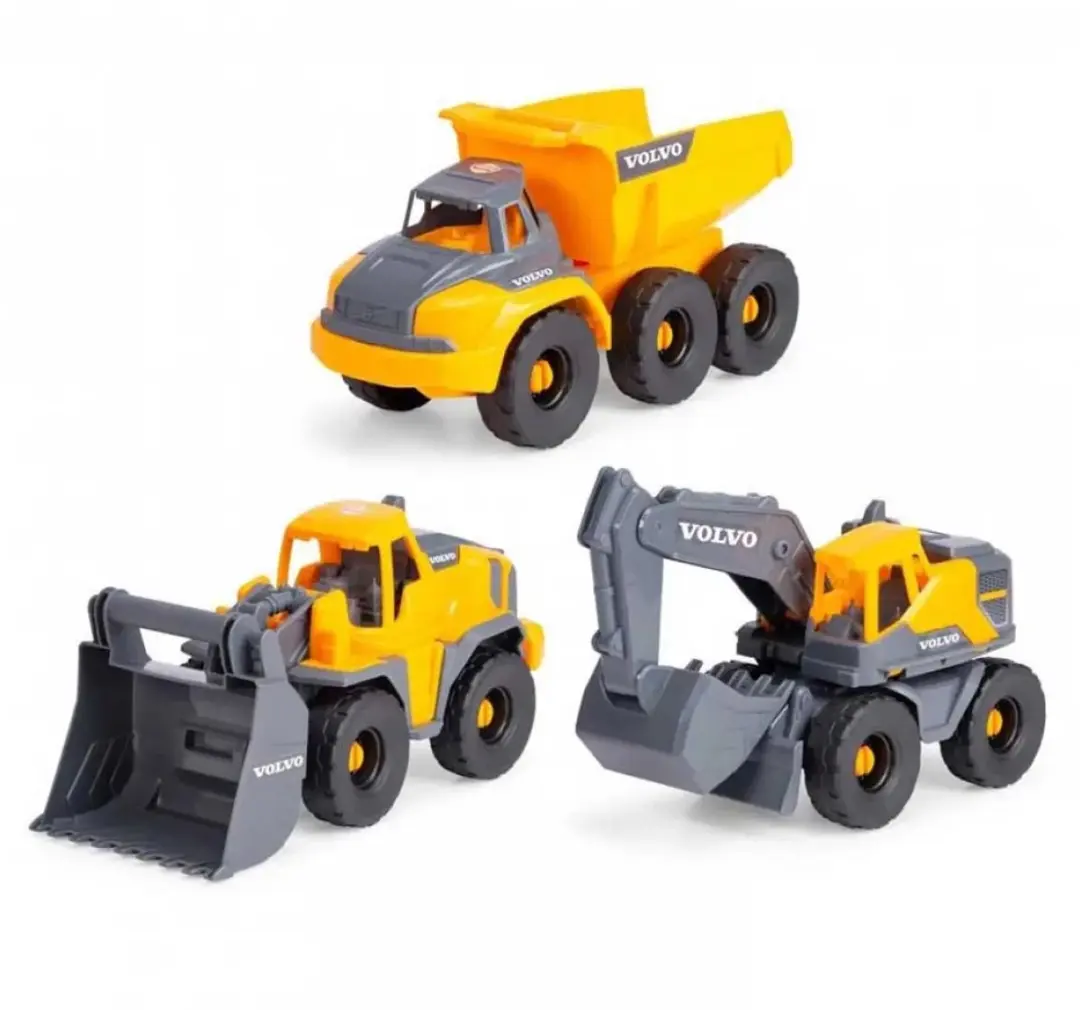 Dickie Toys Volvo Bouwvoertuigen Set - 3 Stuks Multicolor - afbeelding 3 van 4