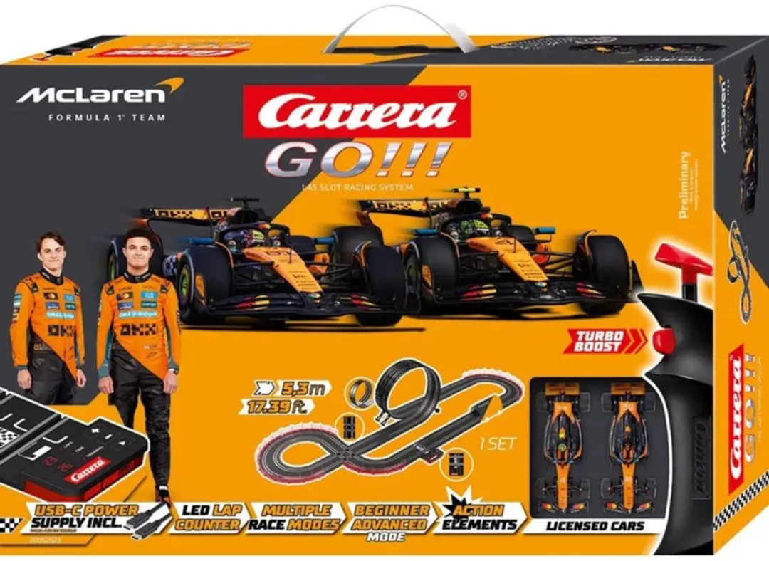 Carrera McLaren GO!!! Slotcar Set