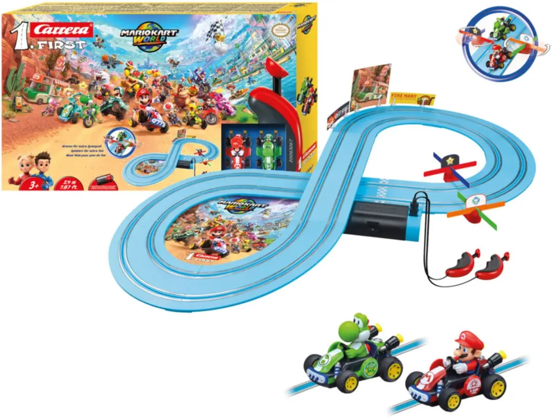 Carrera First Racebaan Mario Kart World - Multi kleuren - afbeelding 3 van 4