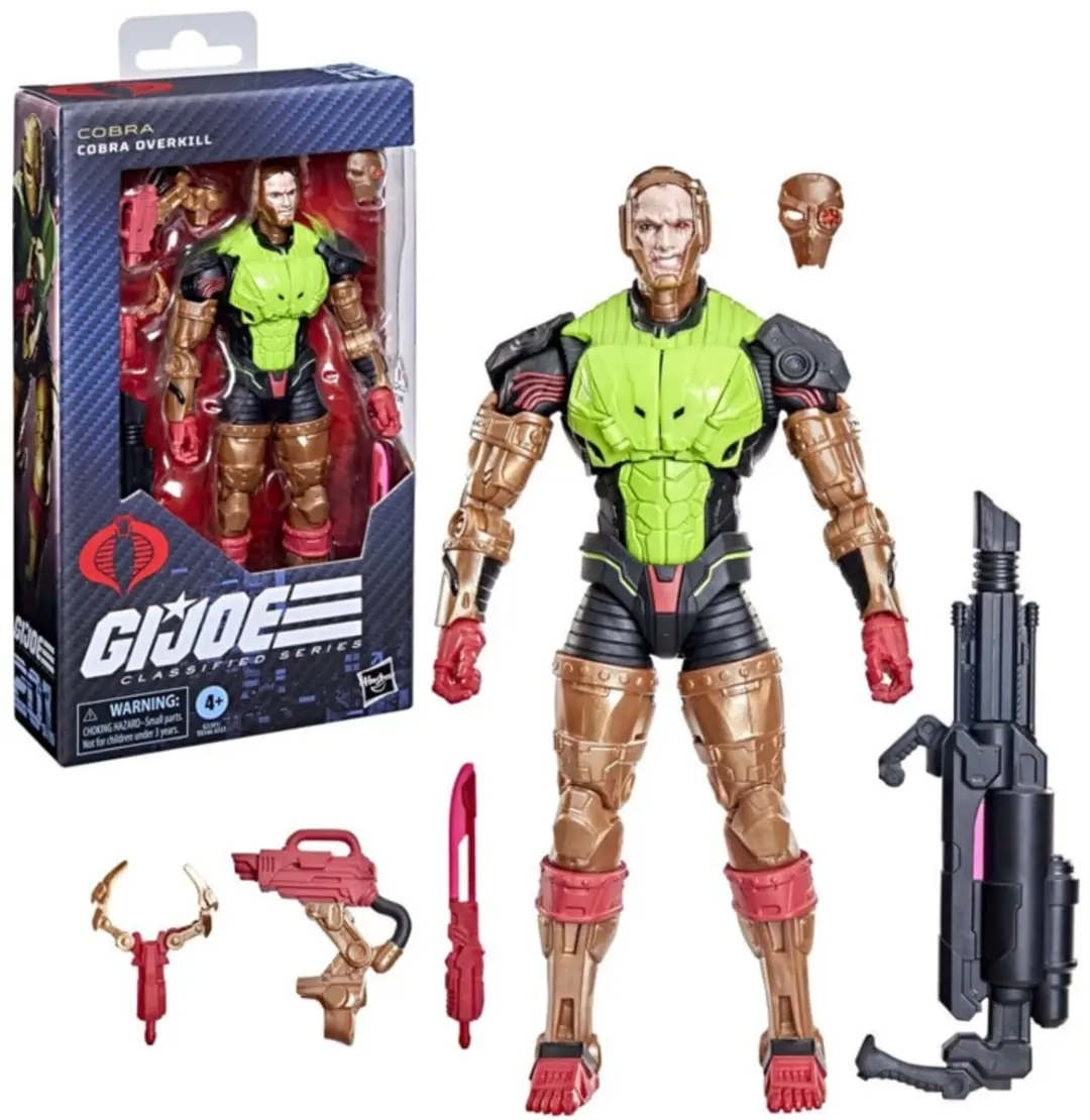 Hasbro G.I. Joe Classified Series Cobra Overkill - Actiefiguur 15cm