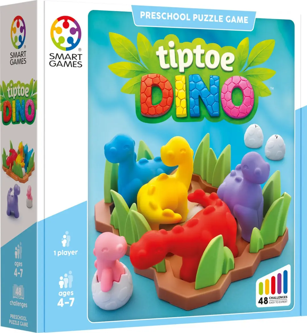 SmartGames Tiptoe Dino SG 043 Logisch Denkspel