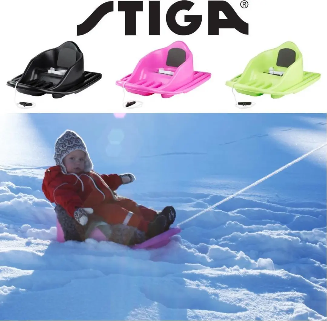 Stiga BabyCruiser Plastic Babyslee Lime Groen - afbeelding 6 van 6