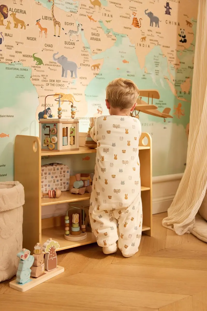 Jollein Houten Rammelaar Hippo Happy - Multicolor - afbeelding 3 van 6