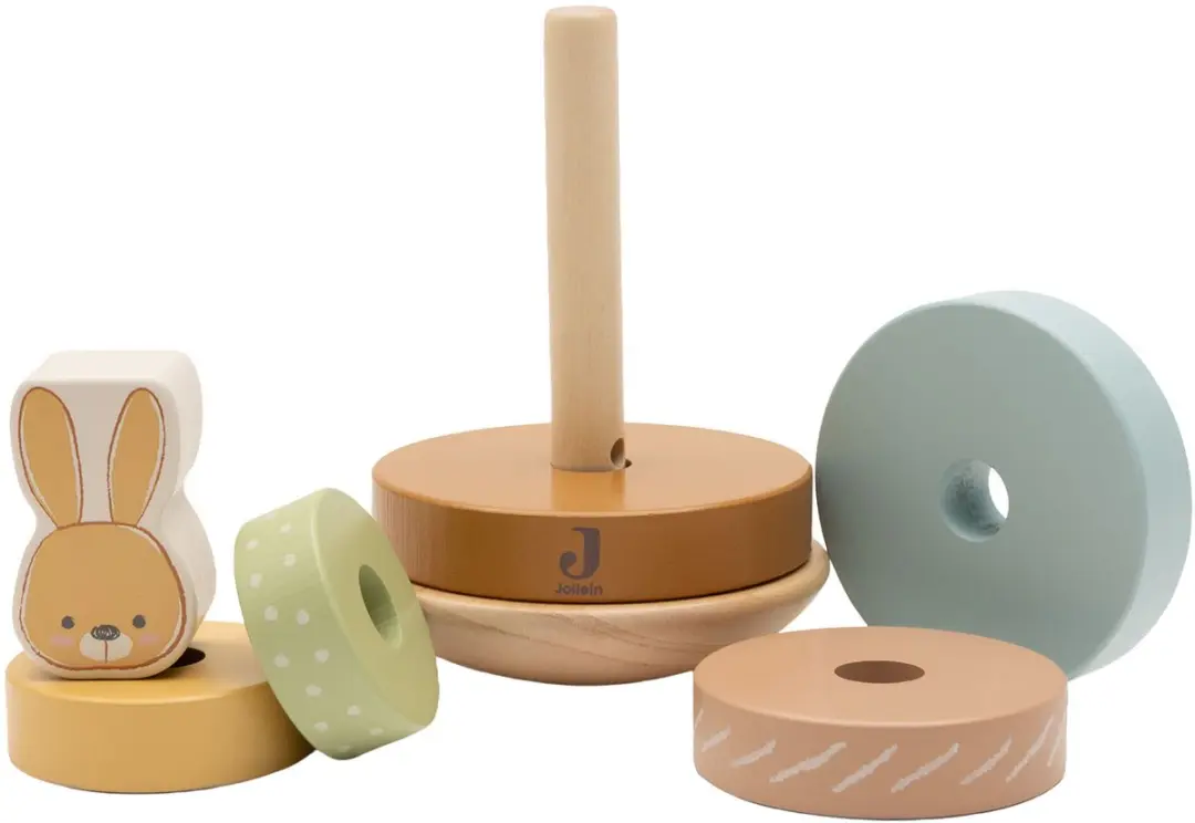 Jollein Houten Tuimelstapelaar Alpaca Paco - Multicolor - afbeelding 6 van 6