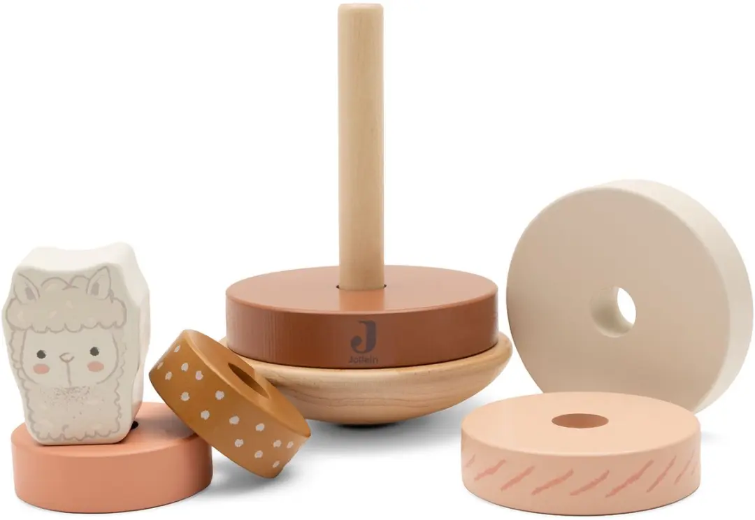 Jollein Houten Tuimelstapelaar Alpaca Paco - Multicolor - afbeelding 3 van 6