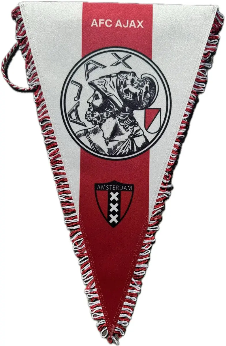 AFC Ajax Amsterdam Puntvaan Groot WRW 28x47cm