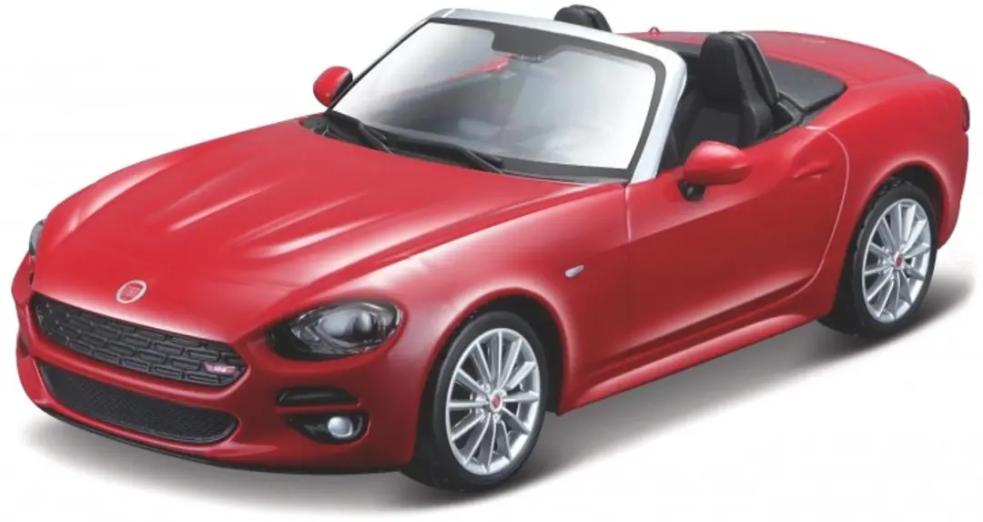 Modelauto Fiat 124 spider red