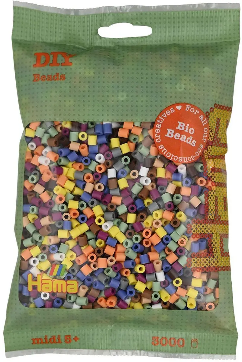Hama Bio Strijkkralen Midi 3000 Stuks