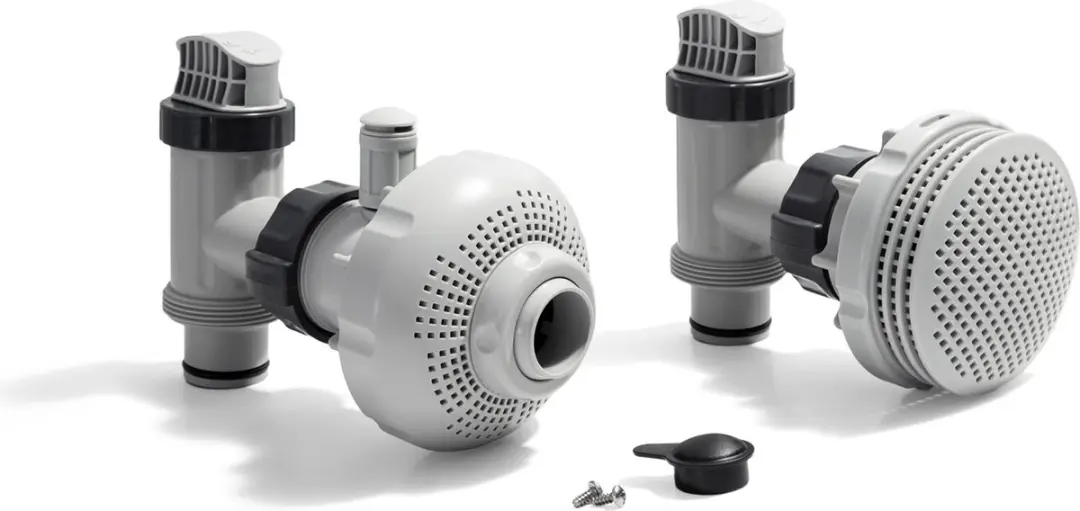Intex 26004 set afsluiters + aansluitingen zwembad (38mm)  voor filterpompen met