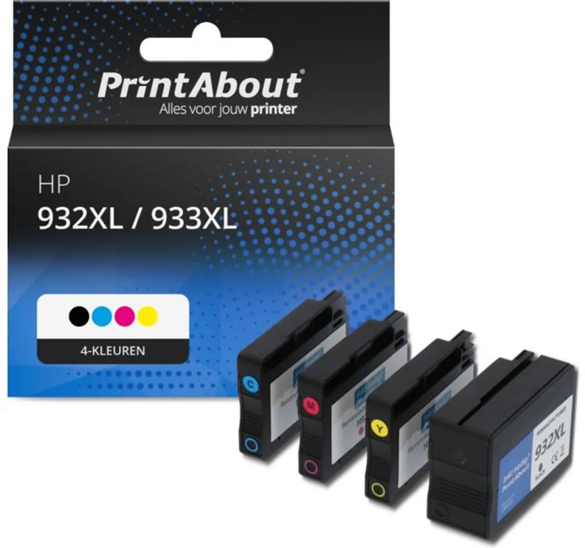 PrintAbout C2P42AE-PA2 Inktcartridge 4-Kleuren