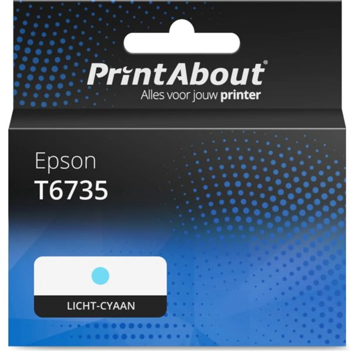 PrintAbout Epson T6735-PA Inktcartridge Licht-cyaan