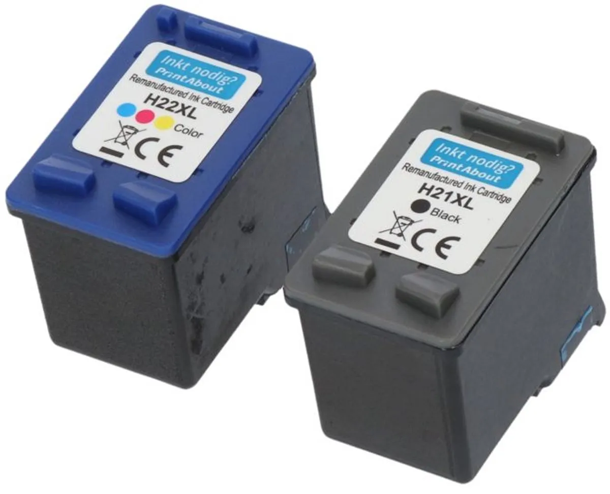 PrintAbout SD367AE-PA2 Inktcartridge - Zwart + 3 Kleuren - 1.550 pagina's