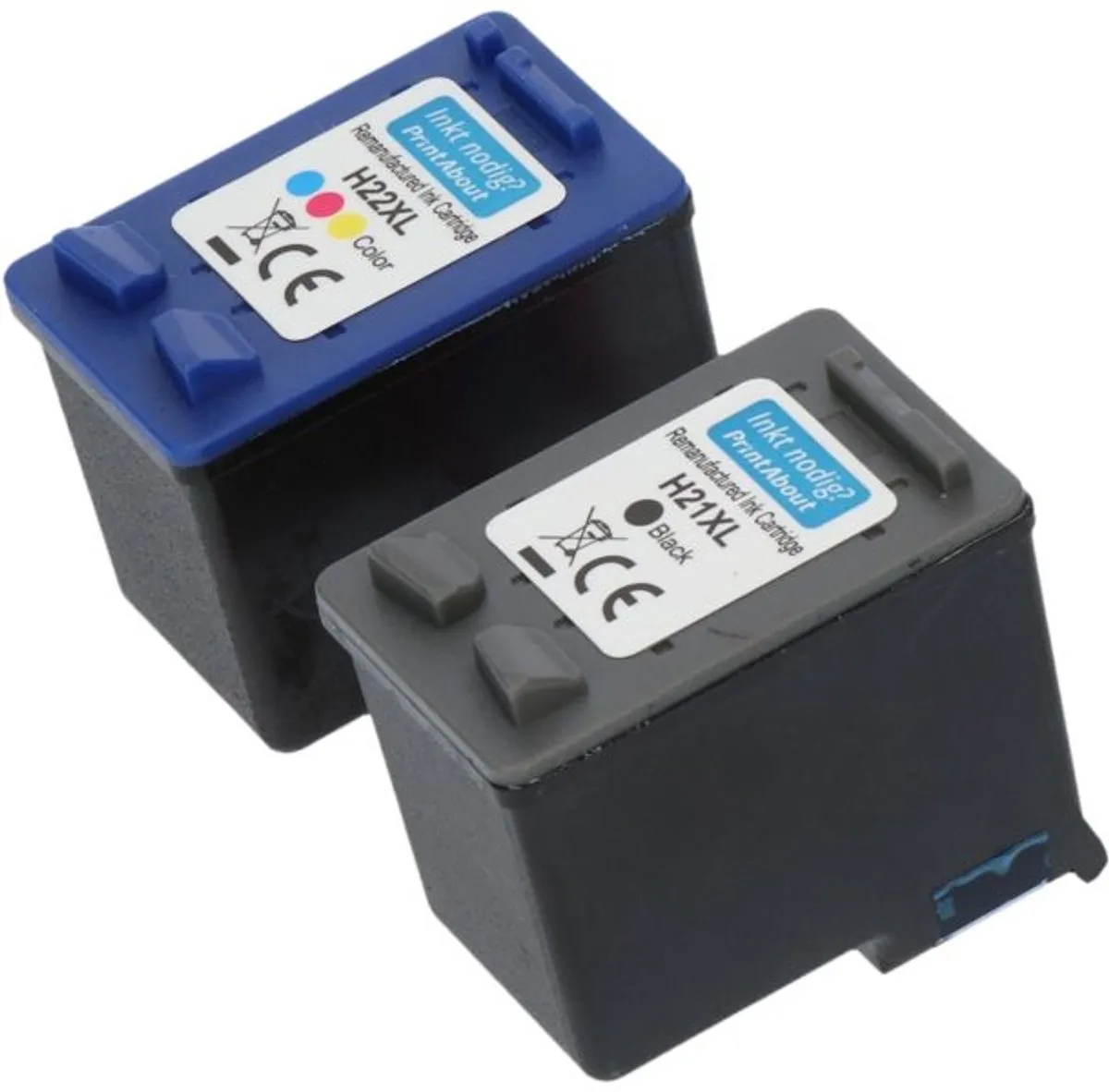 PrintAbout SD367AE-PA2 Inktcartridge - Zwart + 3 Kleuren - 1.550 pagina's