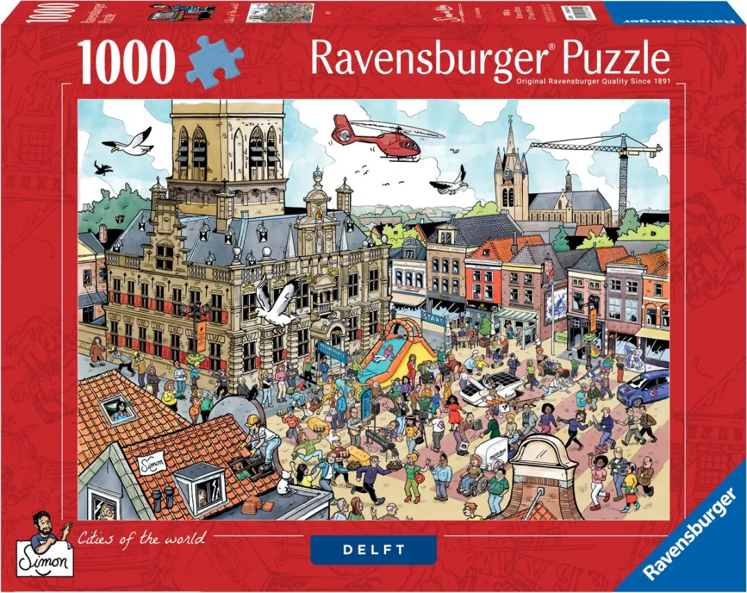 Ravensburger Cities of the World Delft legpuzzel