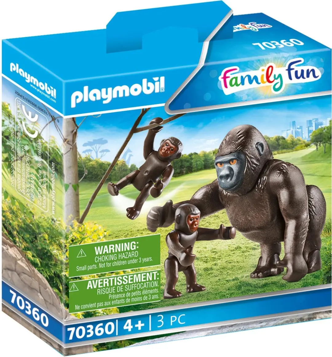 PLAYMOBIL Family Fun Gorilla met babies