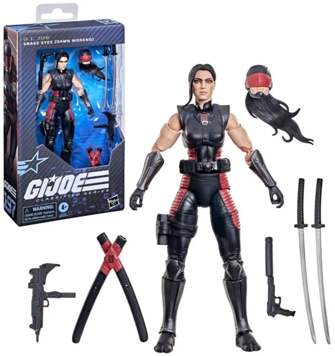 Hasbro G.I. Joe Classified Series Snake Eyes Action Figure 15cm