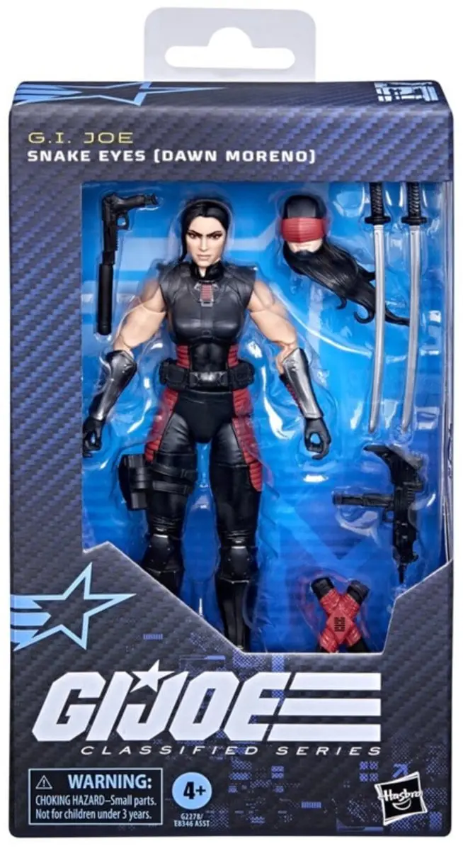 Hasbro G.I. Joe Classified Series Snake Eyes Action Figure 15cm