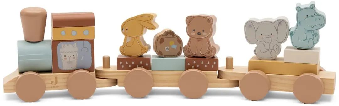 Jollein Houten Speelgoedtrein Jollies JOLBD-E001-NL
