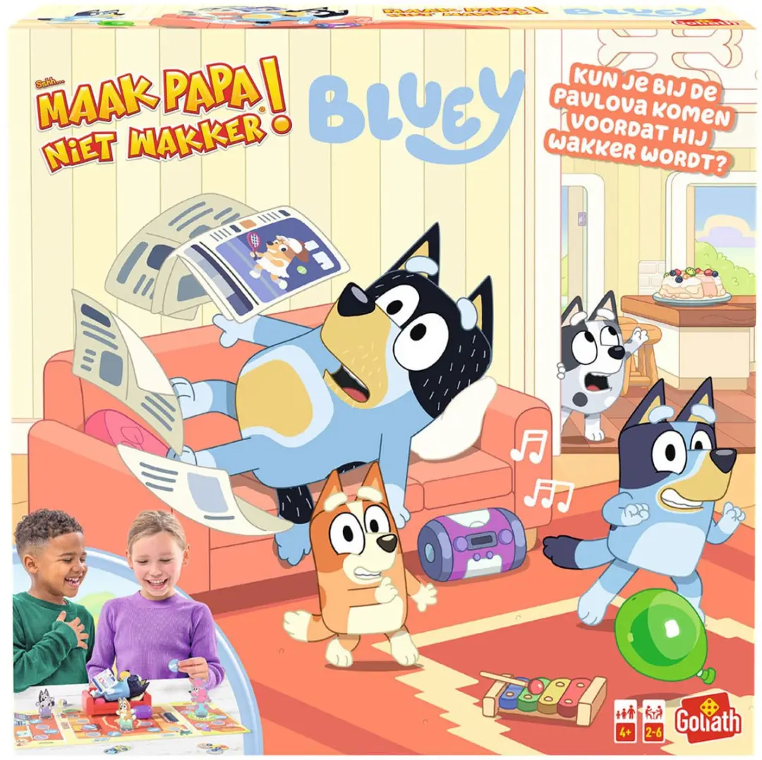 Goliath Sshh Maak Papa Niet Wakker Bluey Bordspel