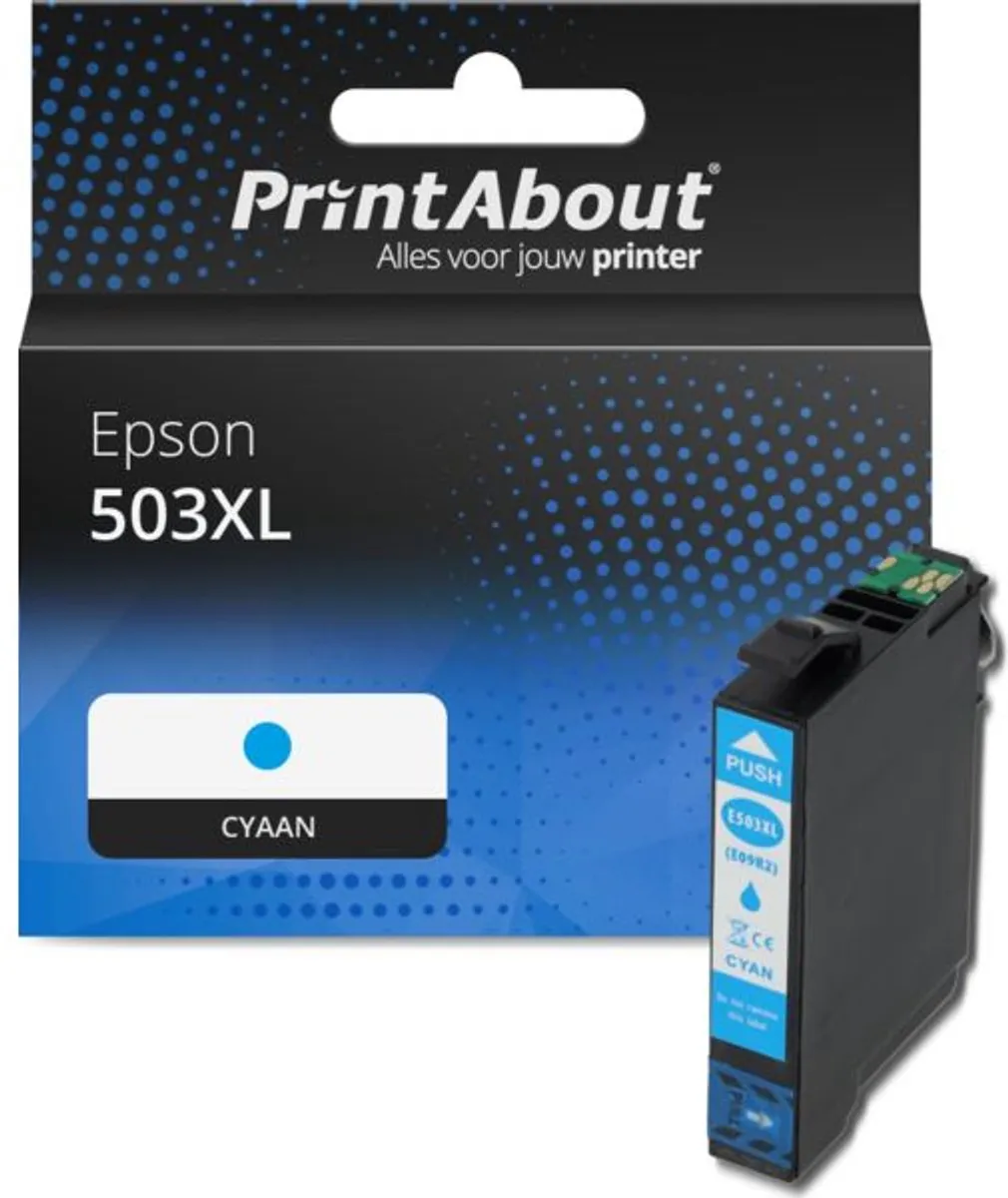 PrintAbout Epson 503XL Cyaan Inktcartridge
