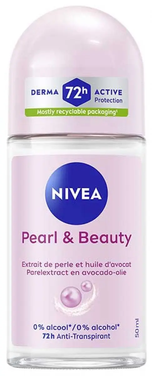 Nivea Pearl & Beauty Anti-transpirant Deodorant 72H Roll-on 50 ml
