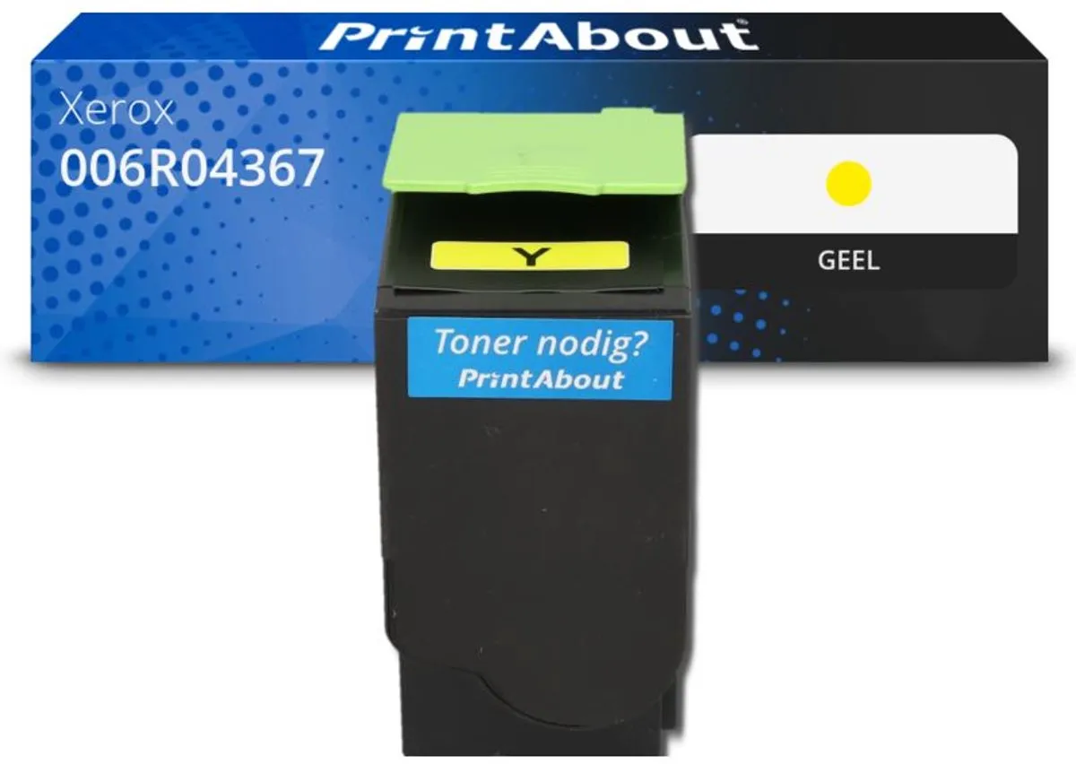 PrintAbout Toner 006R04367 Geel - 6.000 pagina's - voor Xerox