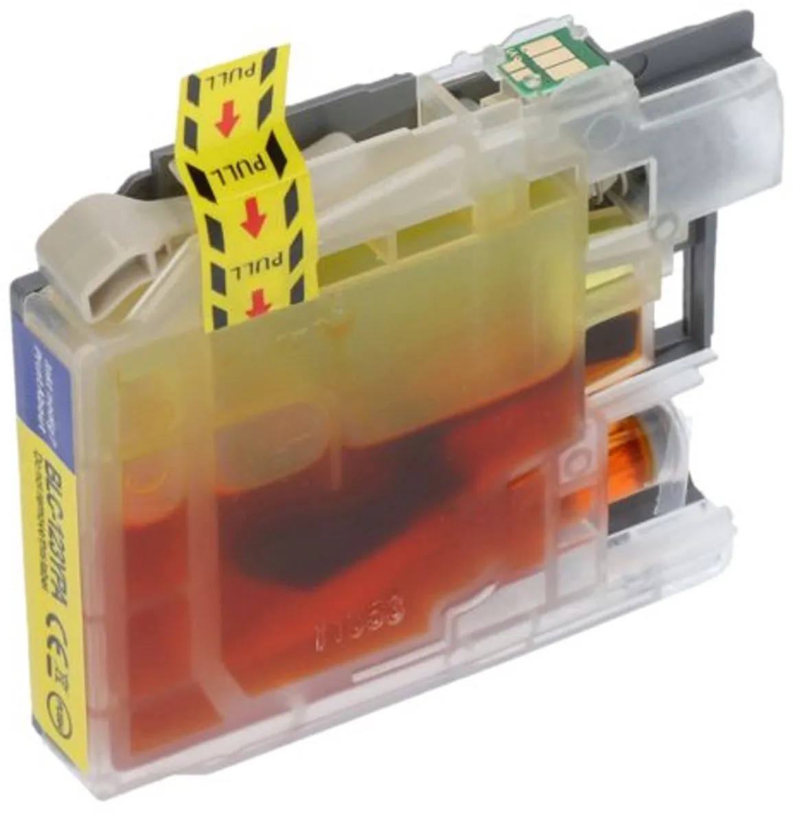 PrintAbout LC-123Y Inktcartridge Geel - 14ml - o.a. Brother