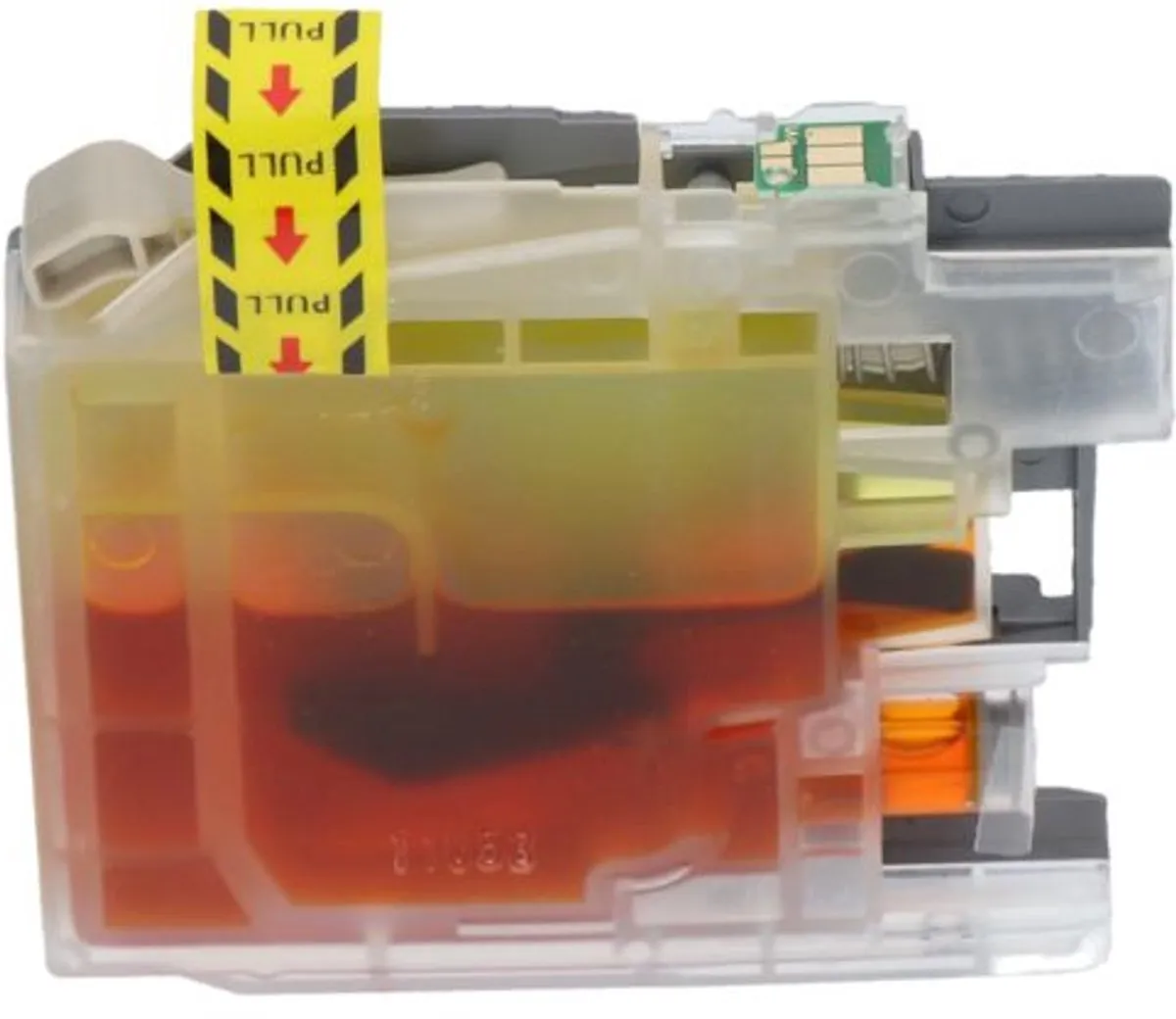 PrintAbout LC-123Y Inktcartridge Geel - 14ml - o.a. Brother