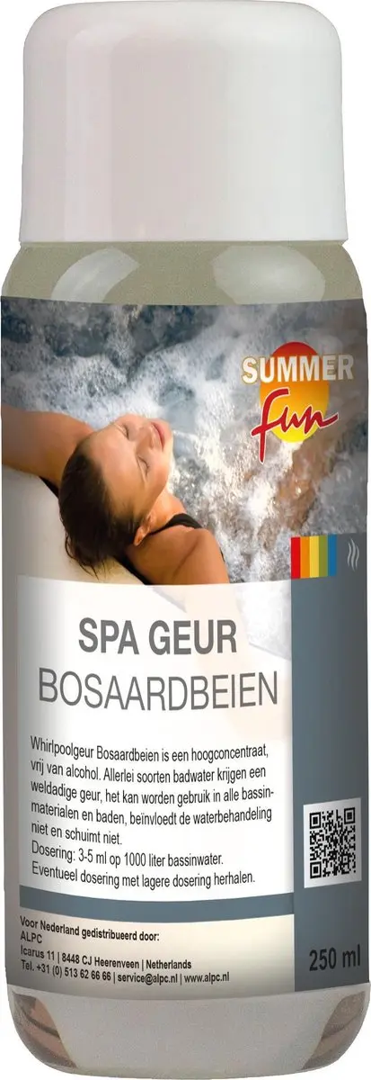 Summer fun spa aroma bosaardbei 250ml