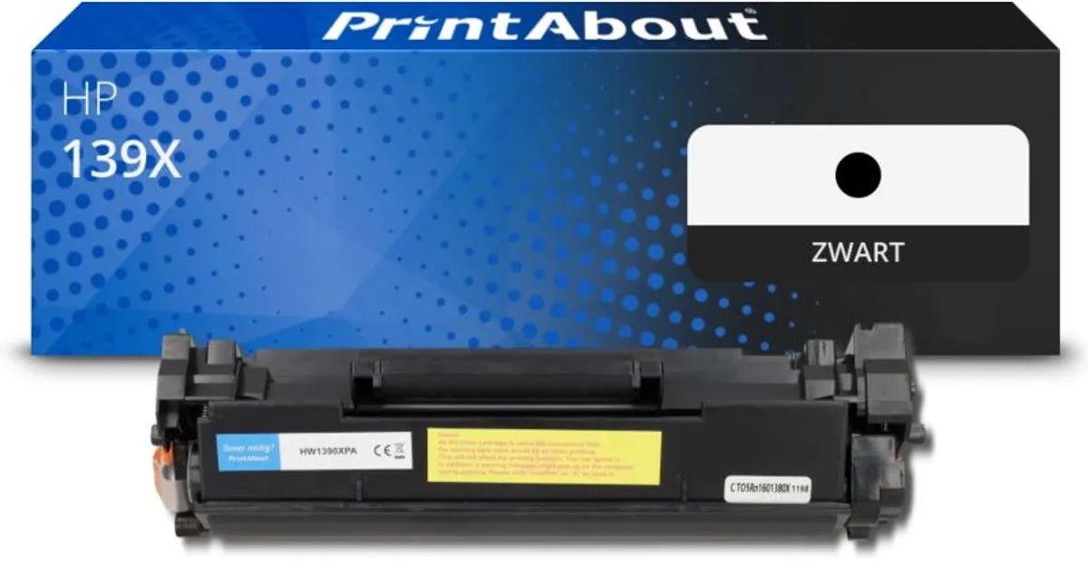 PrintAbout Toner 139X W1390X Zwart