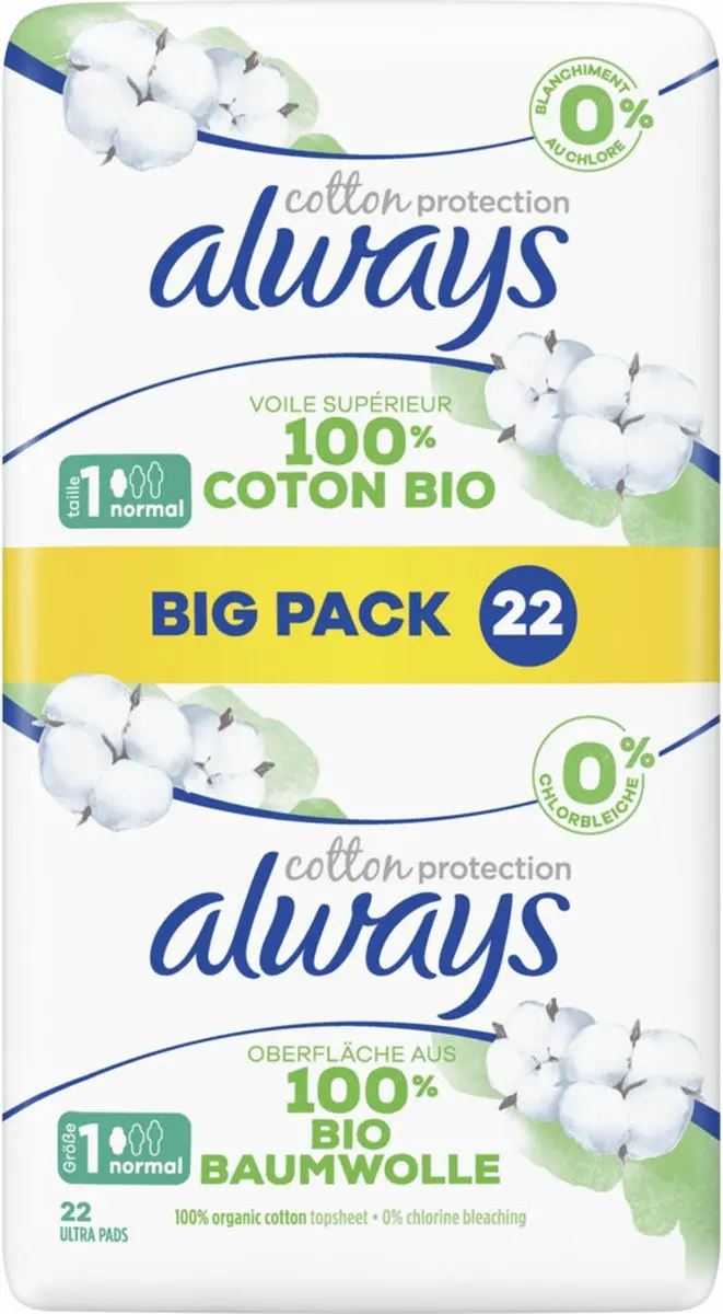 Always Cotton Protection Ultra Normal (maat 1)