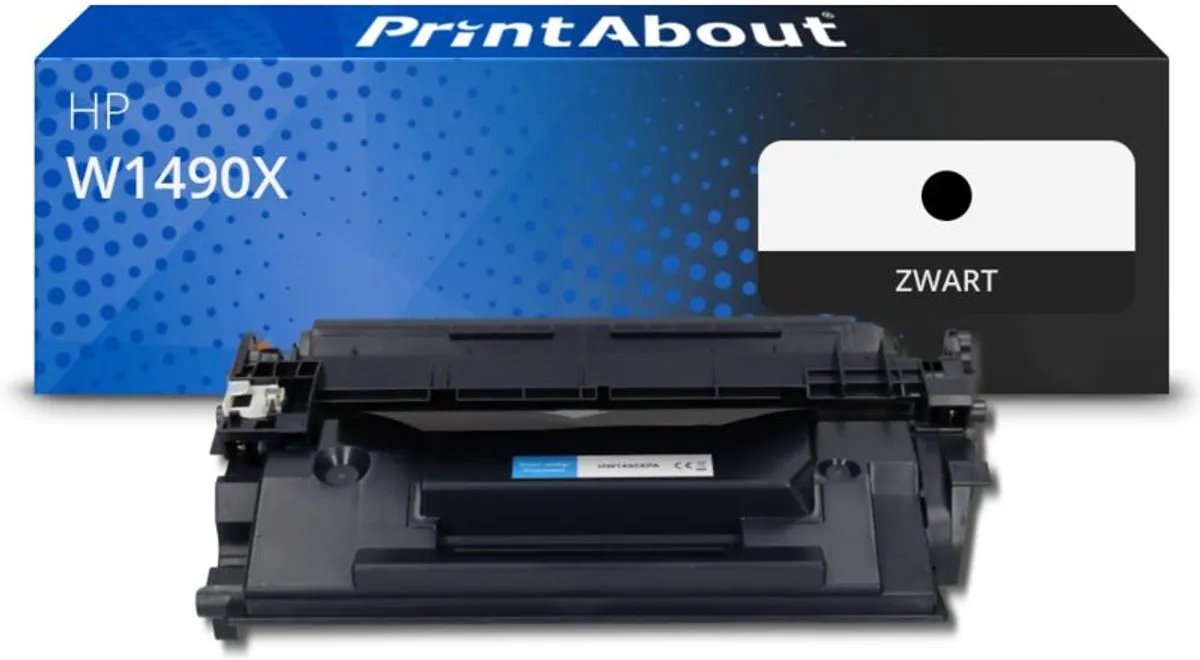 PrintAbout Huismerk HP W1490X Toner Zwart - 10.500 pagina's