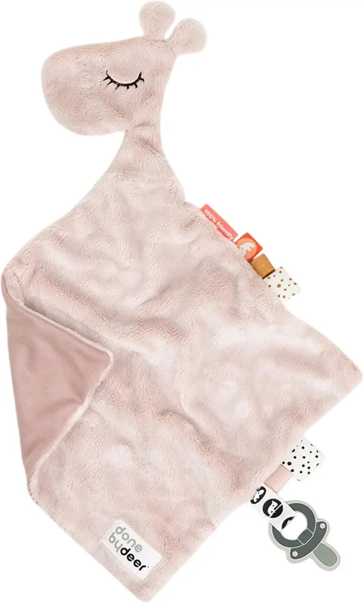 Done By Deer Raffi Knuffeldoekje Roze Licht