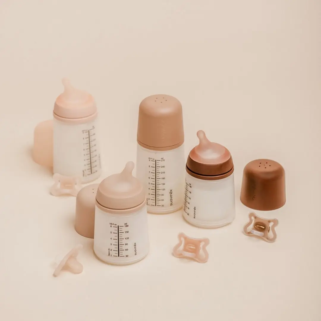 Suavinex Zero.Zero Light Flesspenen L - 2 Stuks - Beige