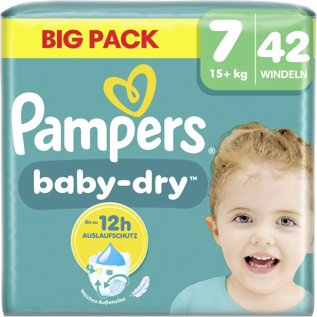 Pampers Baby Dry Maat 7 Luiers 42 Stuks