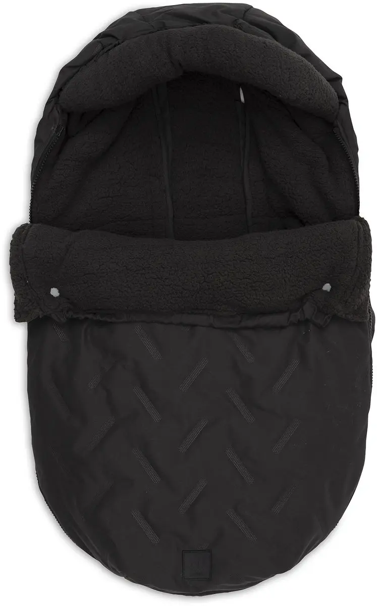 Jollein Voetenzak Embossed Nearly Black - Groep 0+ 3/5 punts - afbeelding 3 van 6