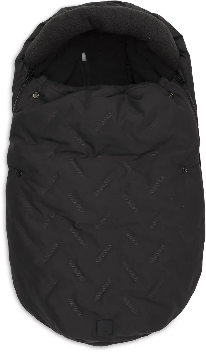 Jollein Voetenzak groep 0+ 3/5 punts Embossed Nearly Black