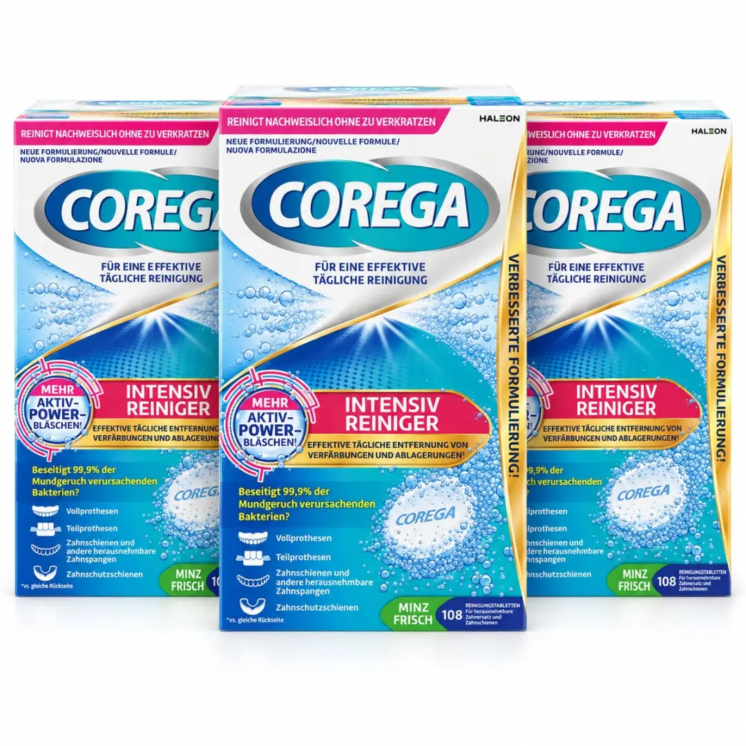 Corega 3 x Gebitsreiniger Tabletten Intensiv