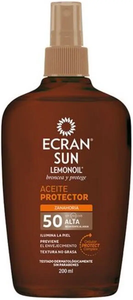 Zonnebrandolie Ecran SPF 50 (200 ml) (200 ml)
