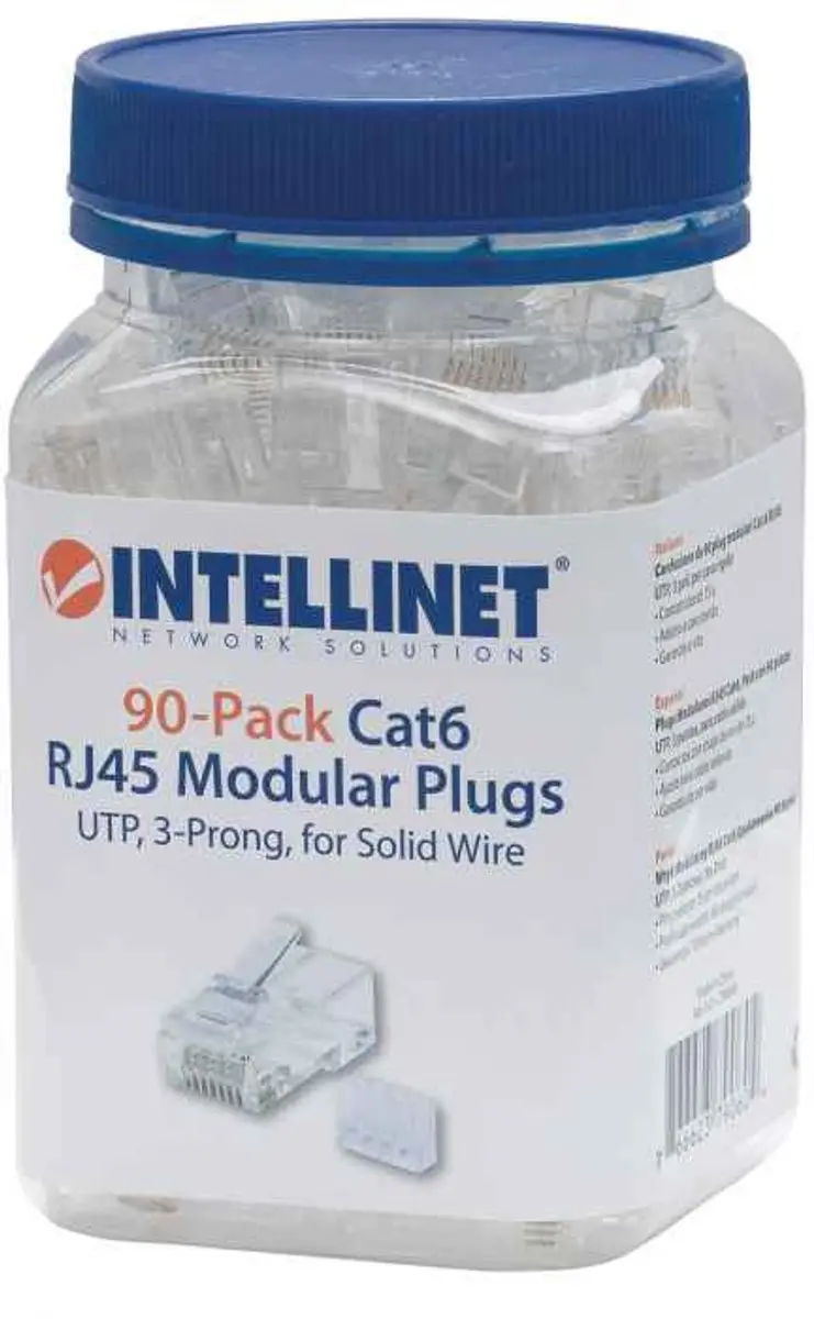 Intellinet Cat.6 UTP RJ45 Connectoren - 90 Stuks