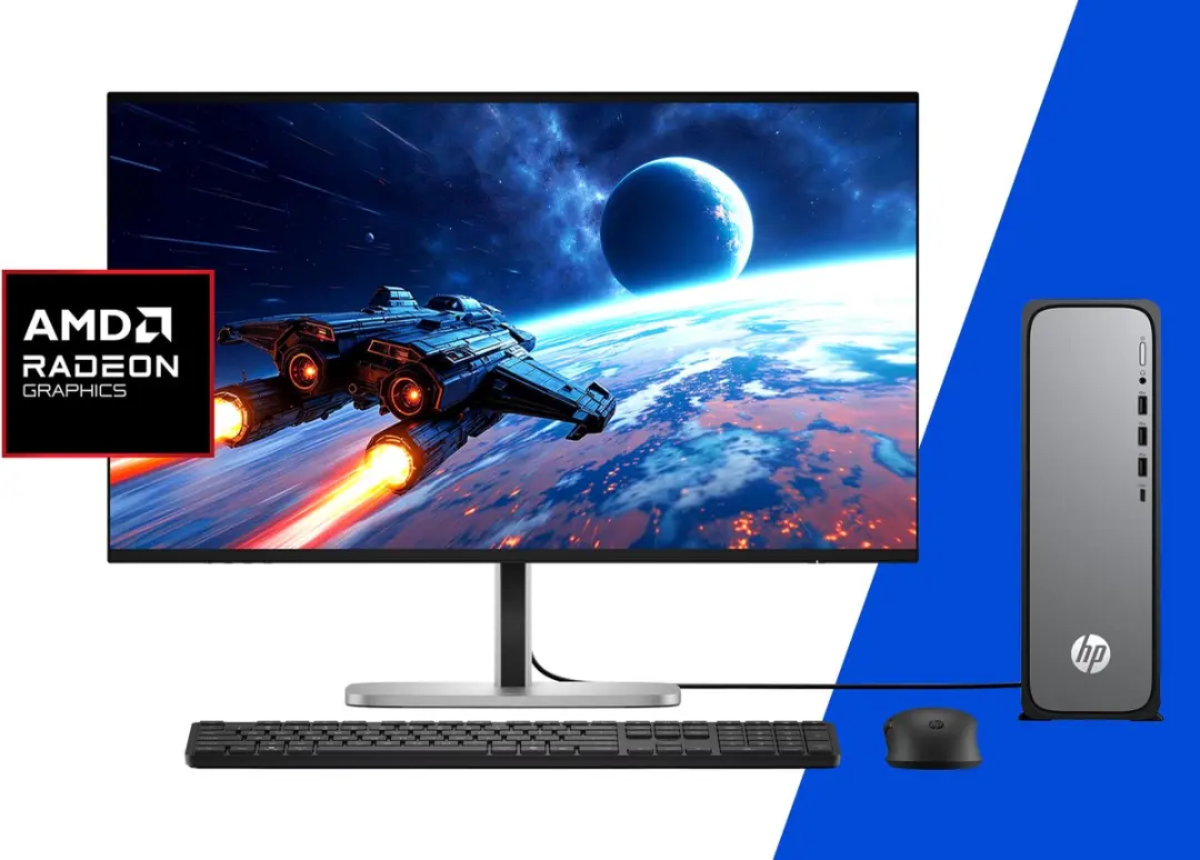 HP E1GE2EA Workstation - Ryzen 7 7445HS 12GB 512GB SSD - Zilver - afbeelding 5 van 6
